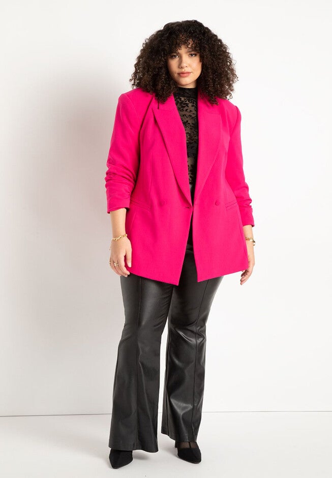 Pop Color Strong Shoulder Blazer, , alternate image number null