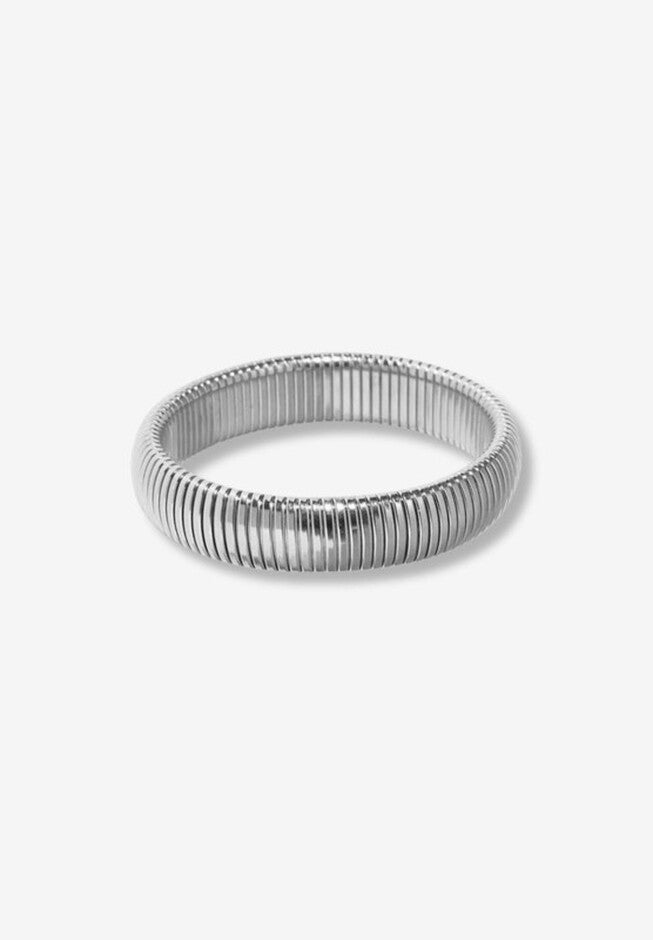 Medium Stretch Silver Bracelet, SILVER, hi-res image number null