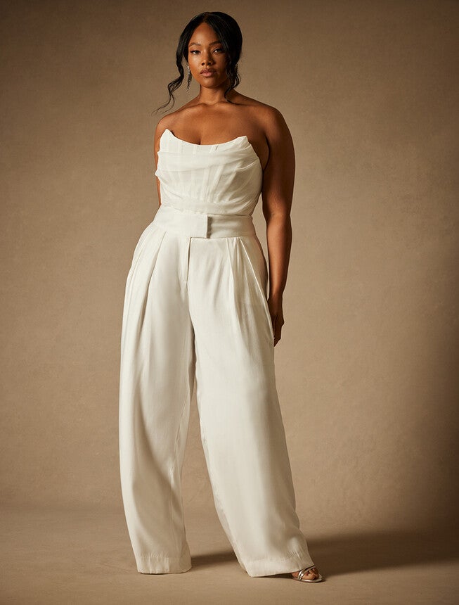 Bridal by ELOQUII Bustier Top Eloquii