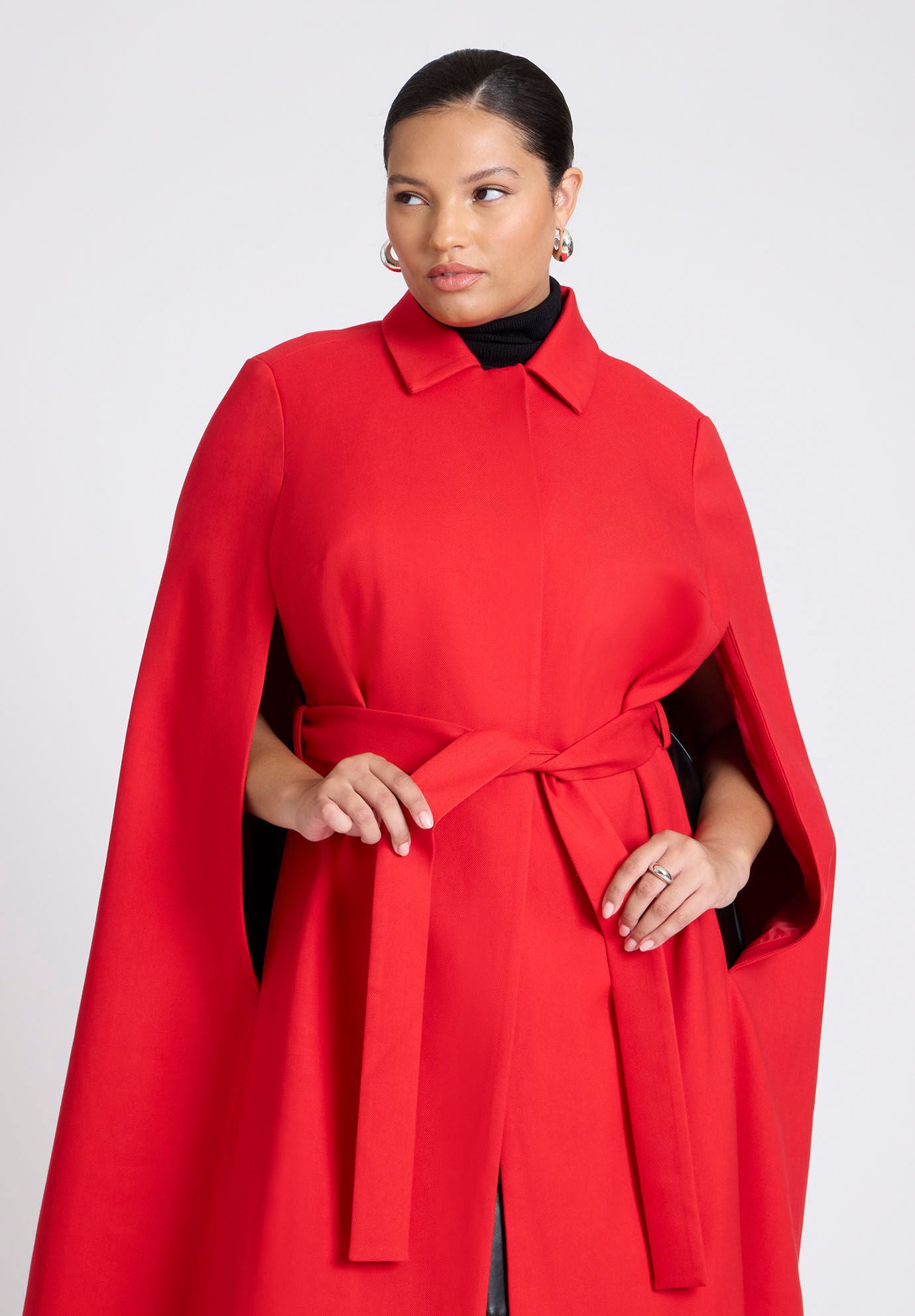 Requisite cape coat top