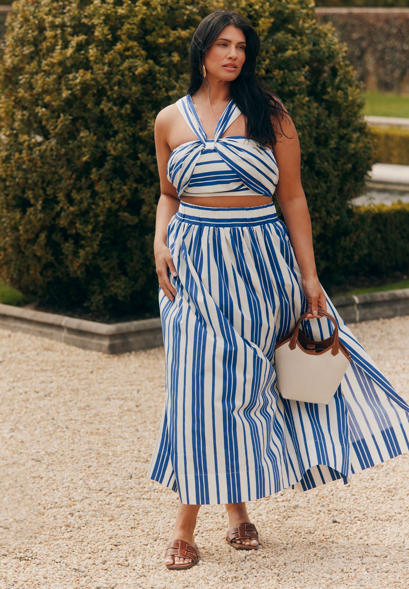 ★BAU by Bride And You★ ELLIOTT Boat neck sleeveless semi m Shoulder Tie Boat Neck Sleeveless Top, 4490971 | ELOQUII