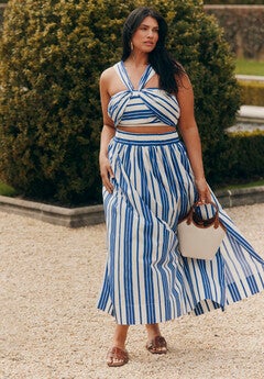 Split Strap Crop Top