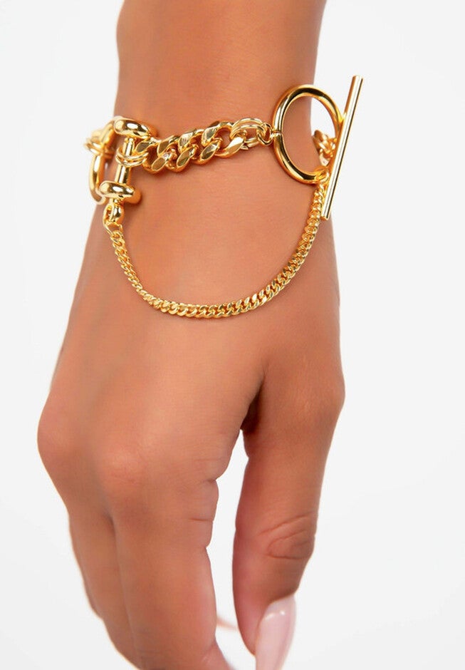 Shelby Bracelet, GOLD, alternate image number 1