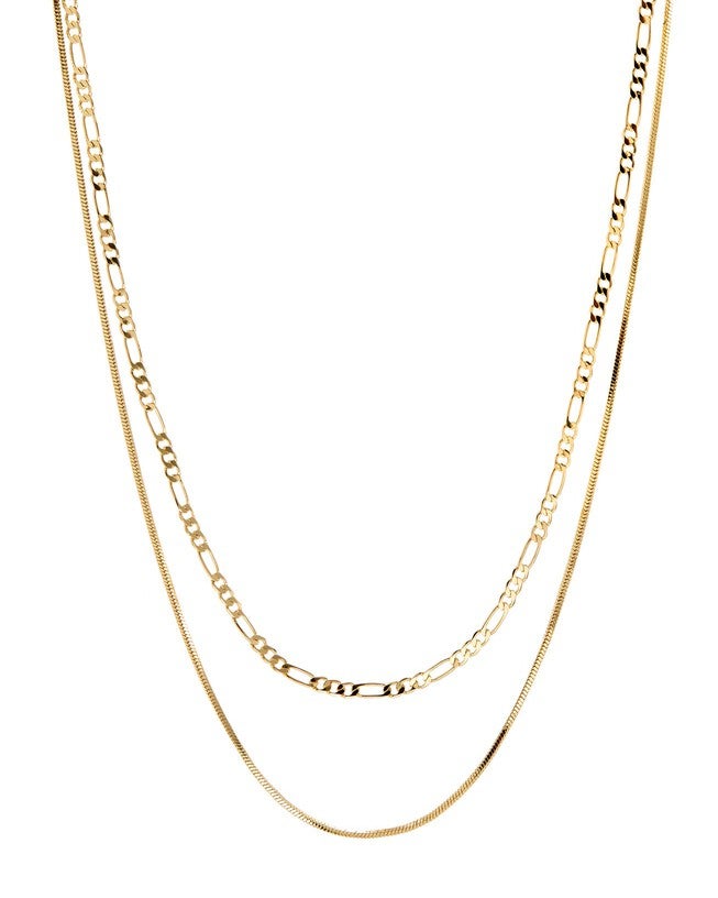 Cecilia Chain Necklace- Gold, GOLD, hi-res image number null