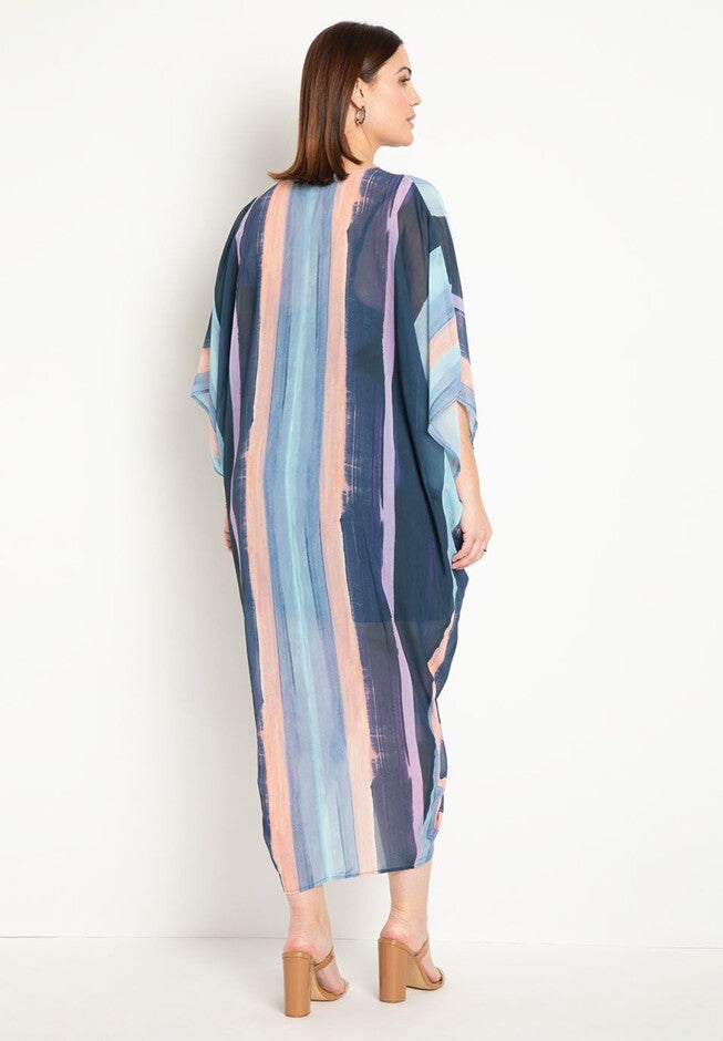 Kaftan Dress With Ruching, , alternate image number null