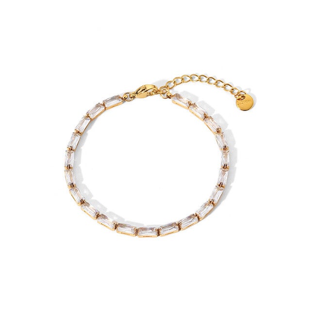 Bianca Bracelet - Clear Crystal, GOLD CLEAR, hi-res image number null