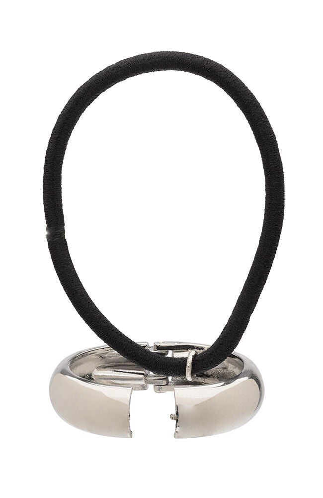 Cone Cuff Ponytail Holder, BROWN, alternate image number 2