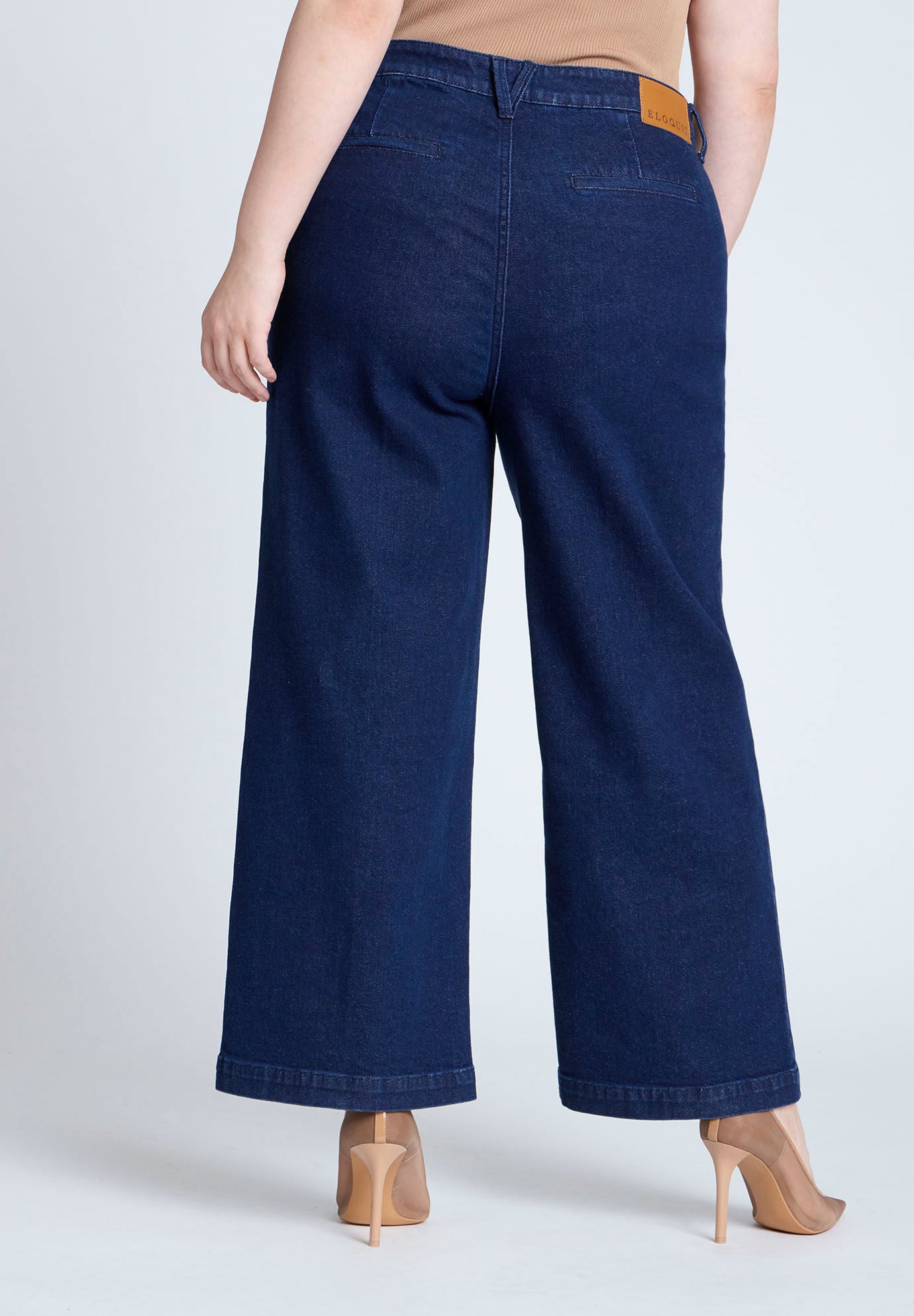 The Trouser Jean, TRUE DARK RINSE DENIM, alternate image number 1