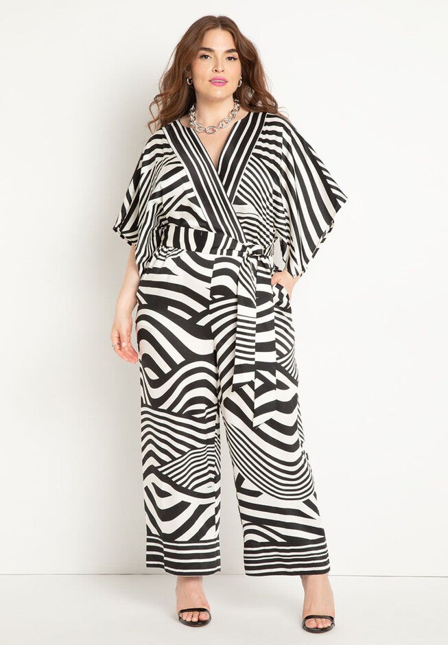 Combo Scarf Print Jumpsuit, , on-hover image number null
