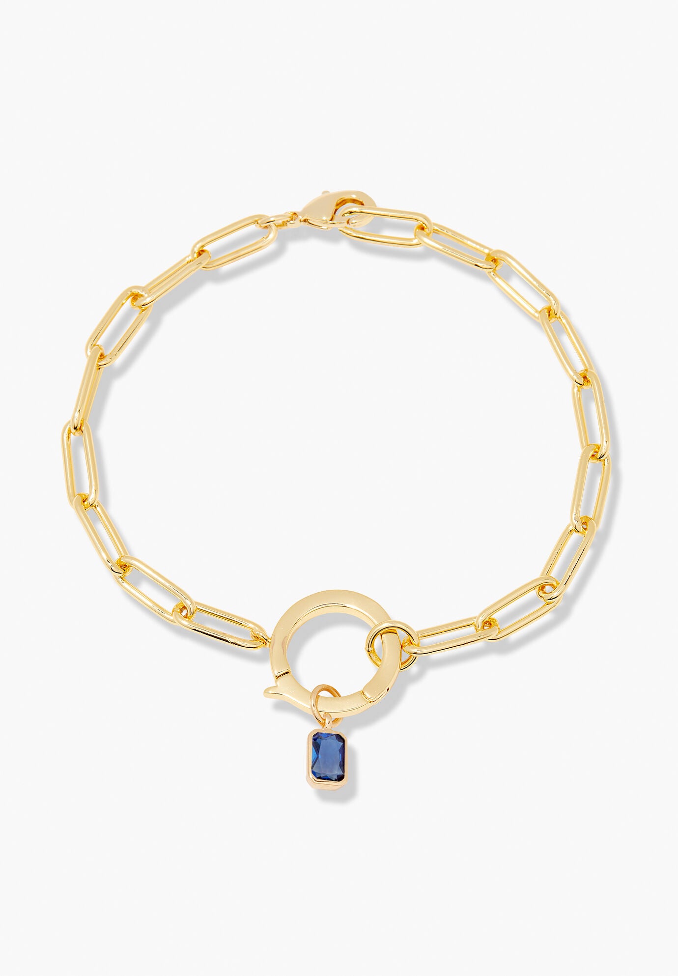 Colette Gold Birthstone Bracelet, SEPTEMBER, hi-res image number 0