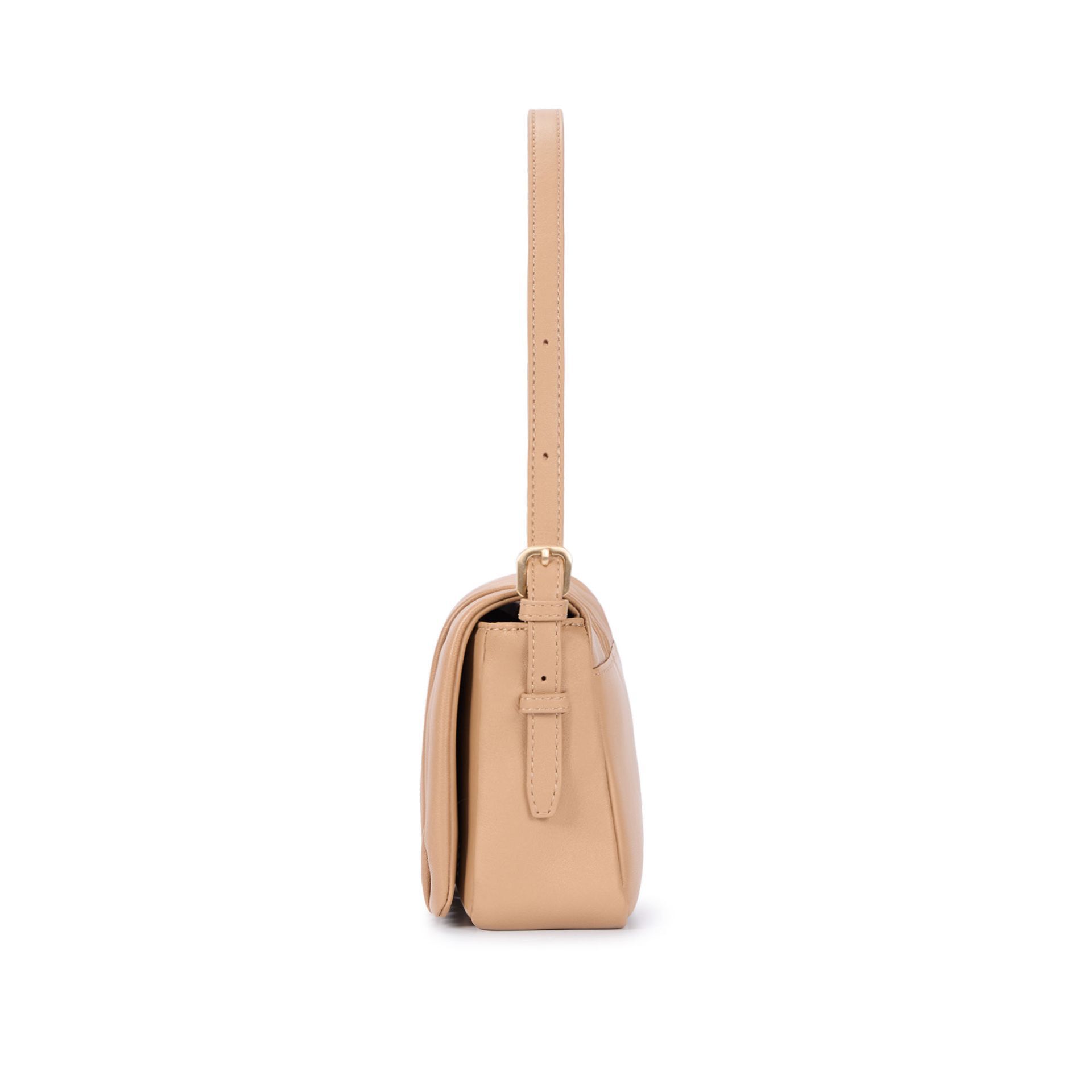 Bell Shoulder Medium Crossbody, BEIGE, alternate image number 2
