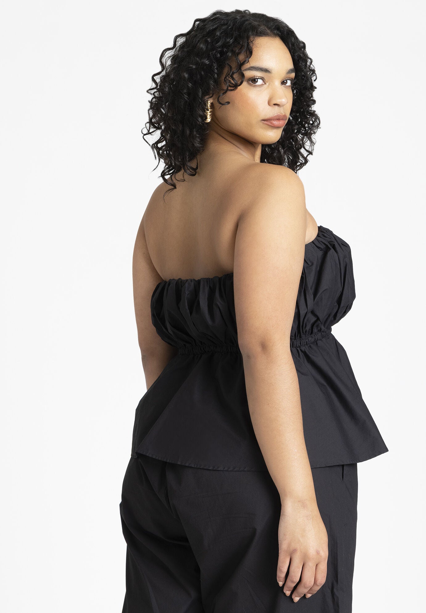 Bubble Peplum Top for Women - Relaxed Fit, 4490501 | Eloquii