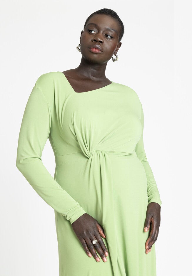 Twist Detail Fit And Flare, TENDRIL, alternate image number null