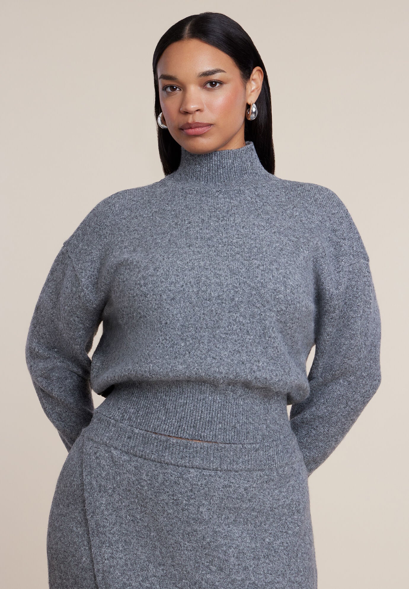 Reversible Cutout Sweater