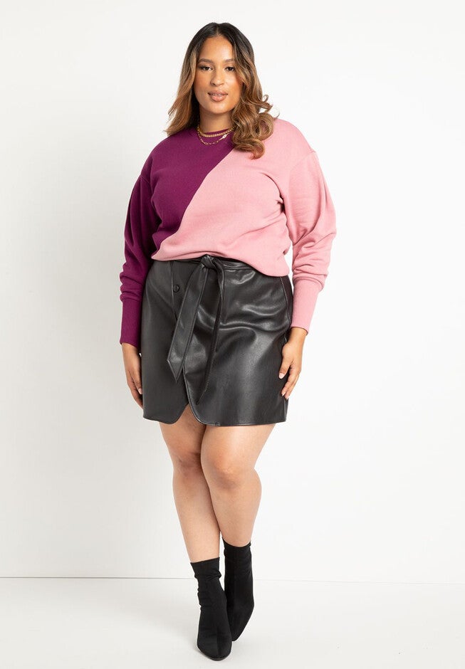 Colorblock Sweatshirt, , alternate image number null