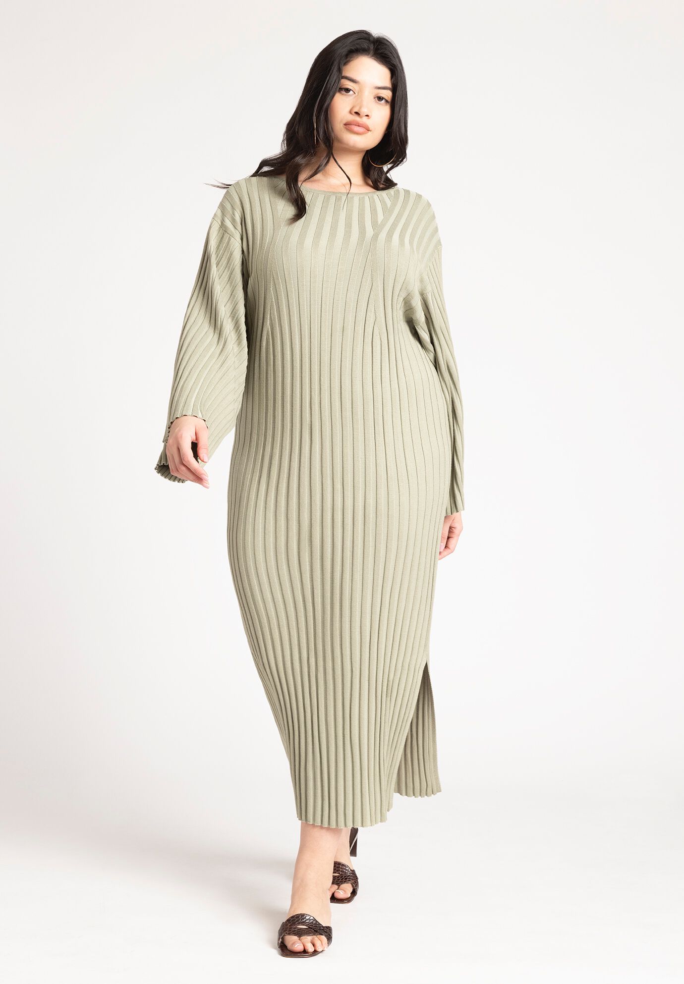 Plus size maxi sweater dress store