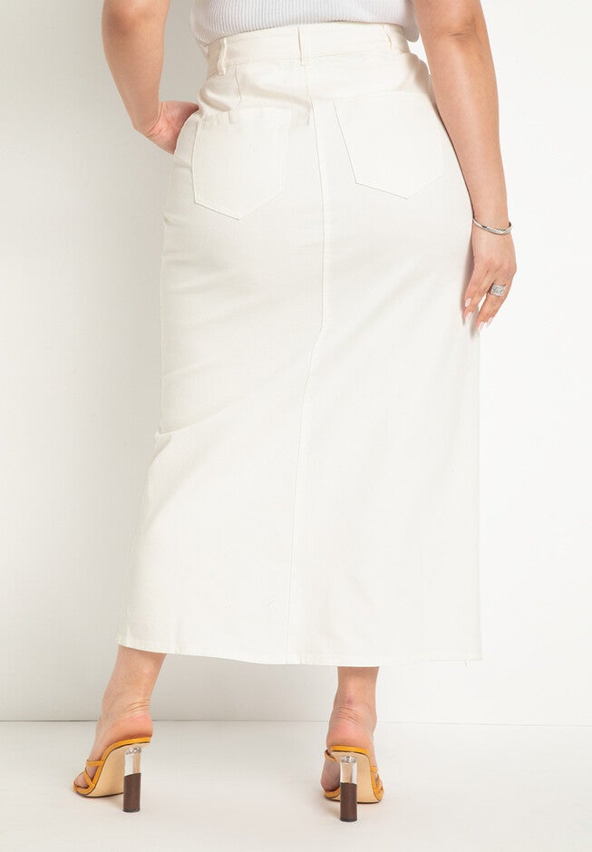 Denim Maxi Skirt, , on-hover image number null
