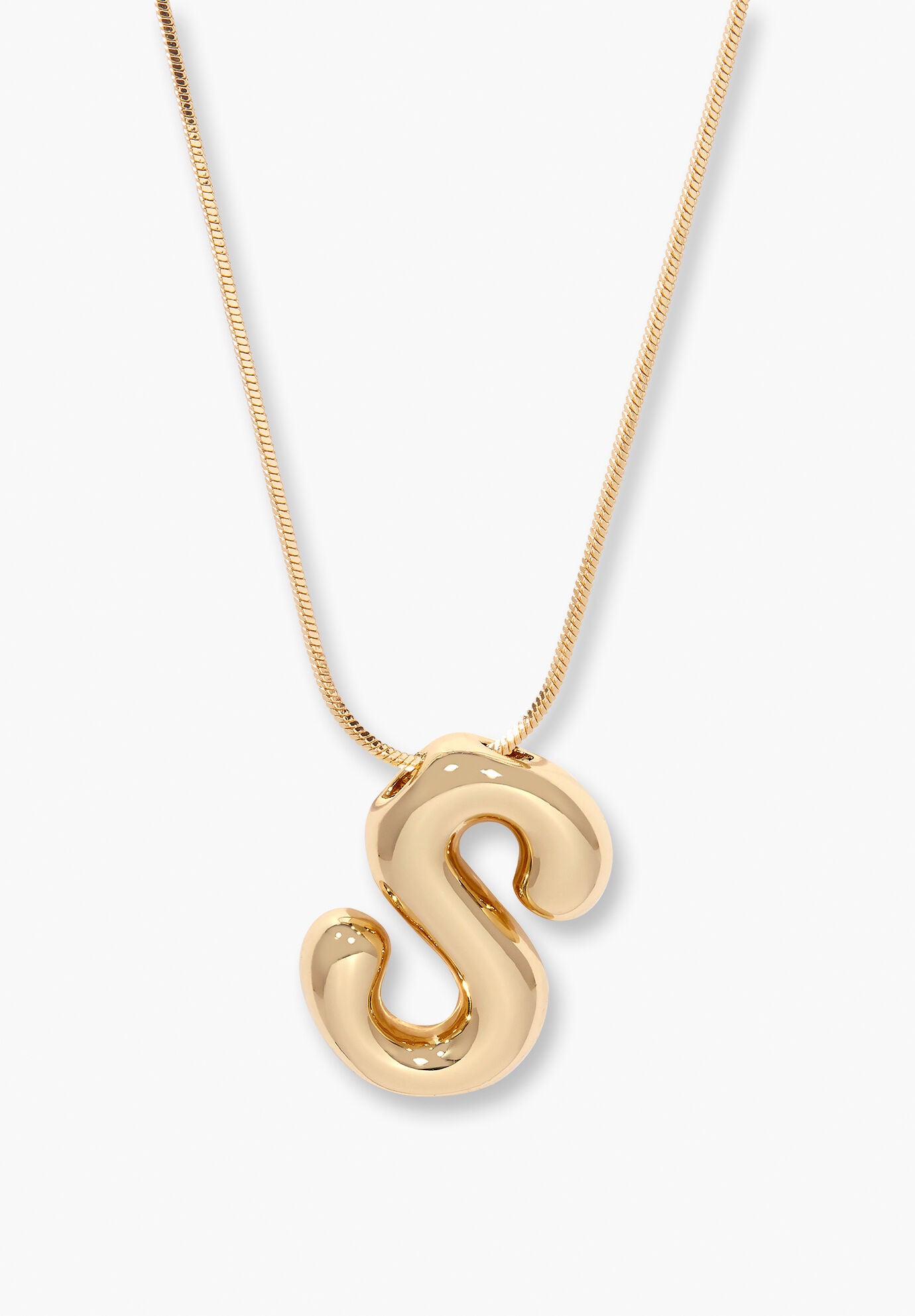Pippa Bubble Initial Pendant