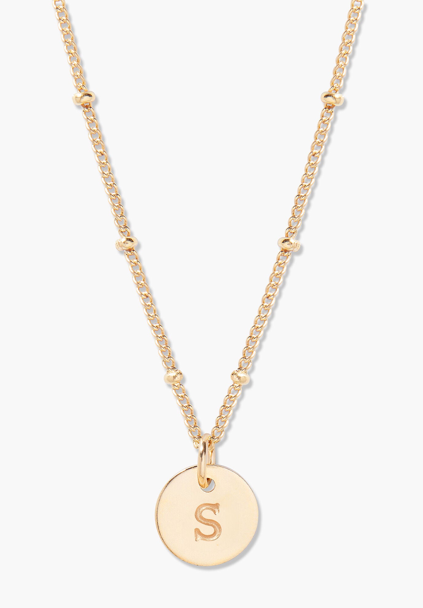Madeline Gold Initial Pendant