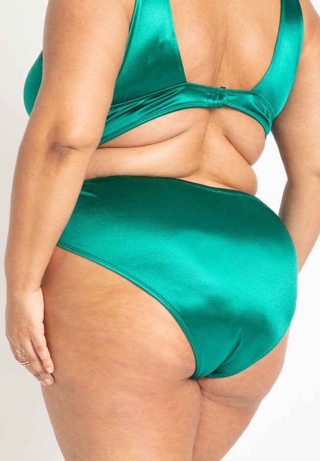 Gabi Fresh Swim x ELOQUII High Waisted Bikini Bottom with Ring Detail, , alternate image number null