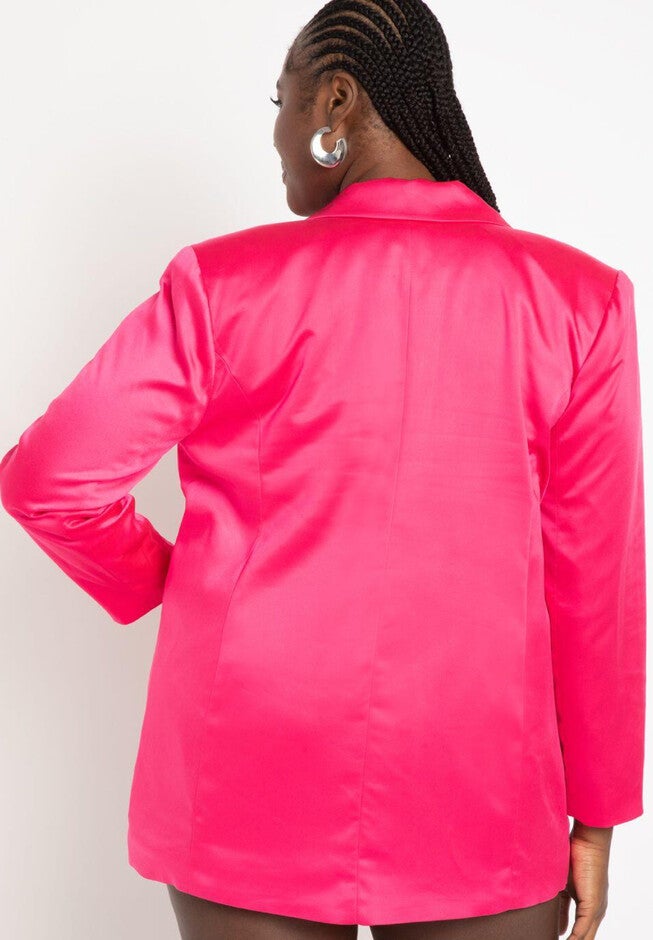 Satin Blazer, , on-hover image number null