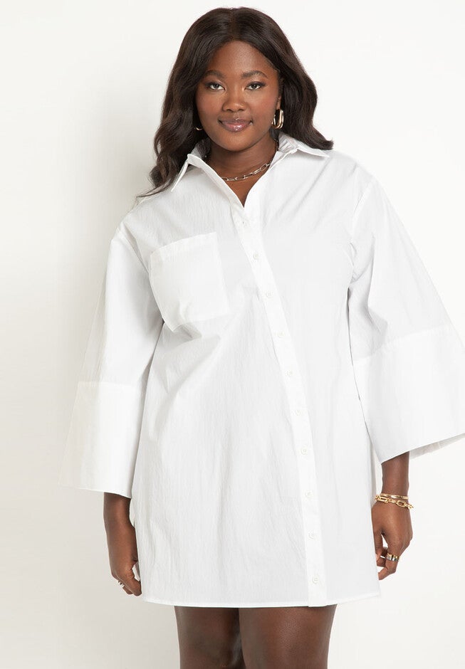 Oversized Shirt Dress, , on-hover image number null