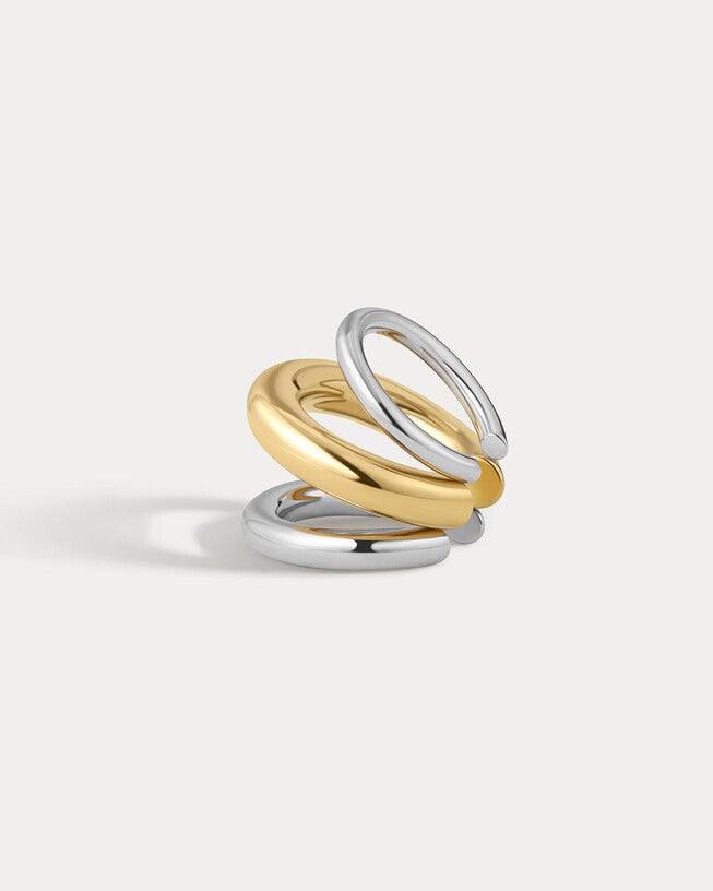 The Two-Tone Cala Ear Cuff, TWO TONE, hi-res image number 0