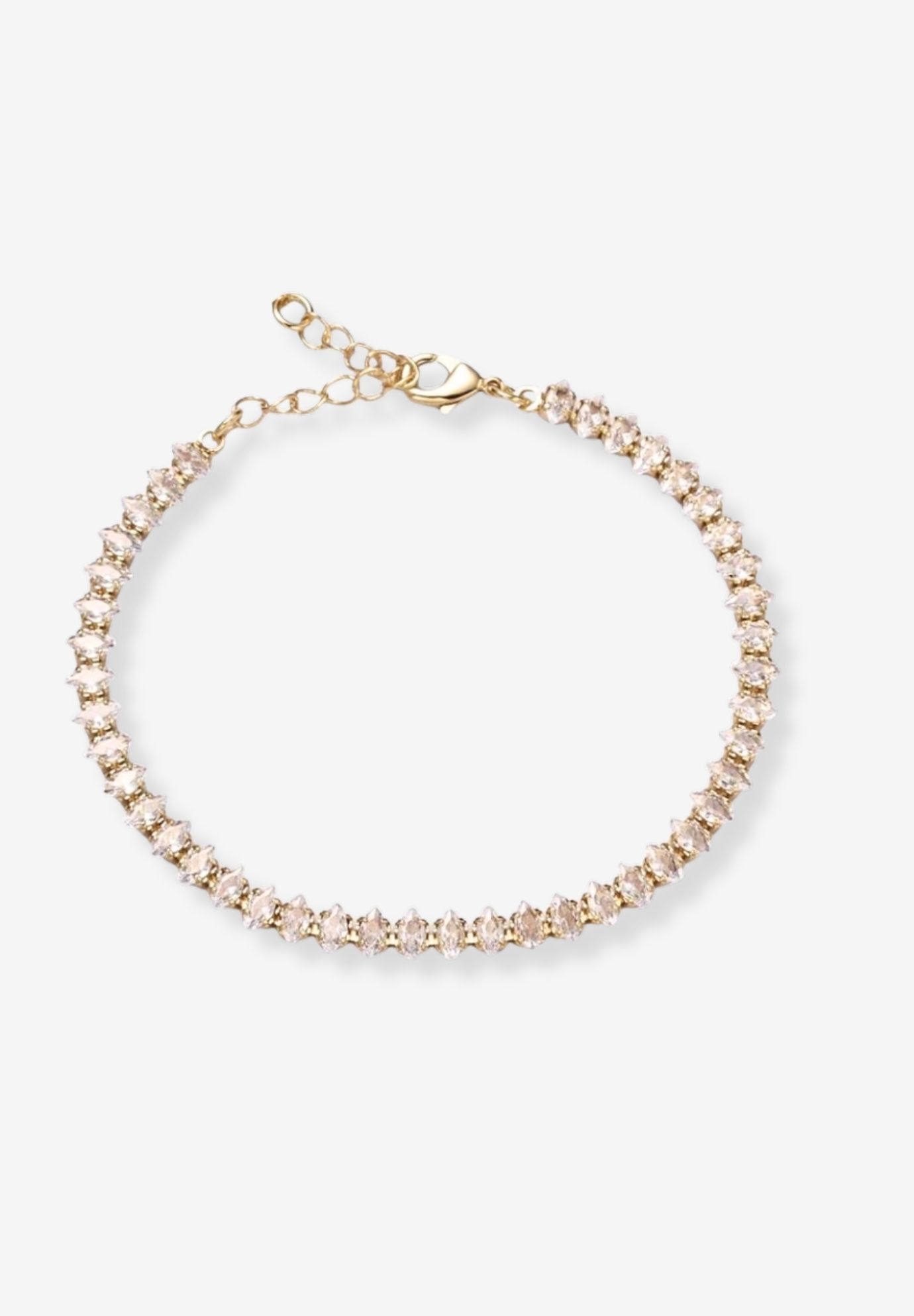Tori Tennis Bracelet, GOLD, hi-res image number 0