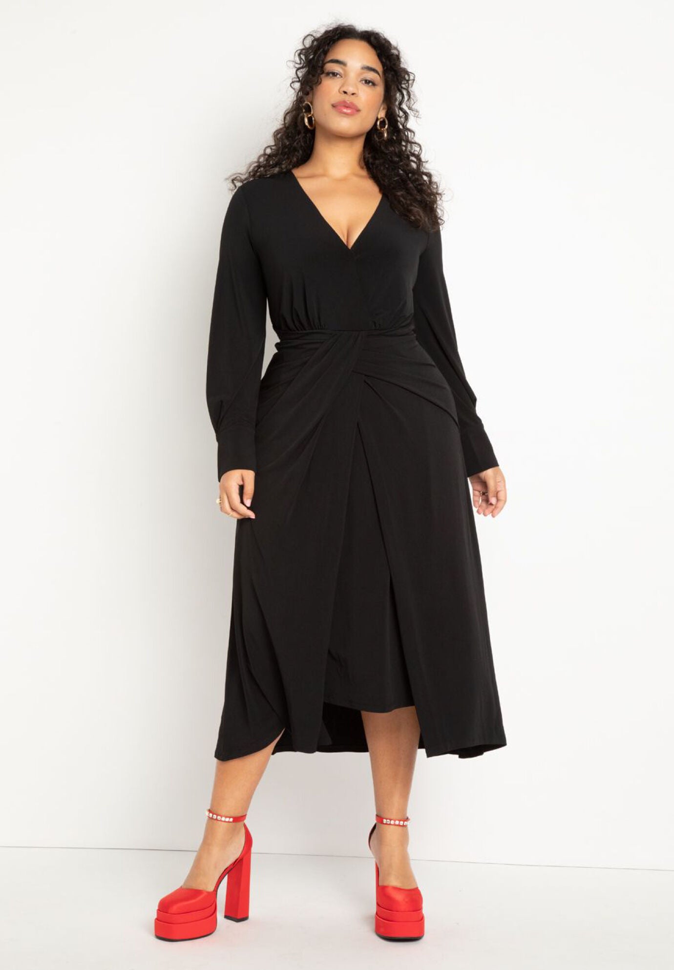 Women Twist Detail Knot Dress By ( Size 32 )