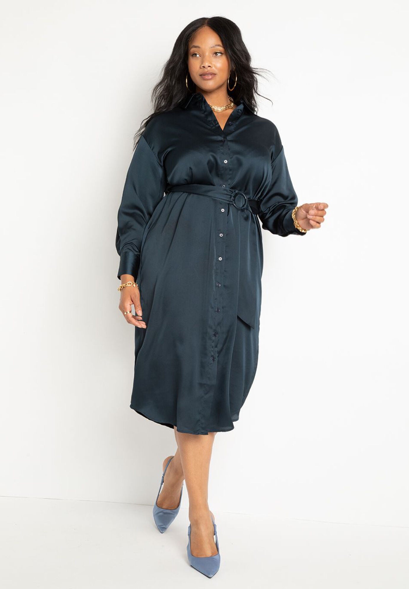 Button down maxi shirt dress cheap