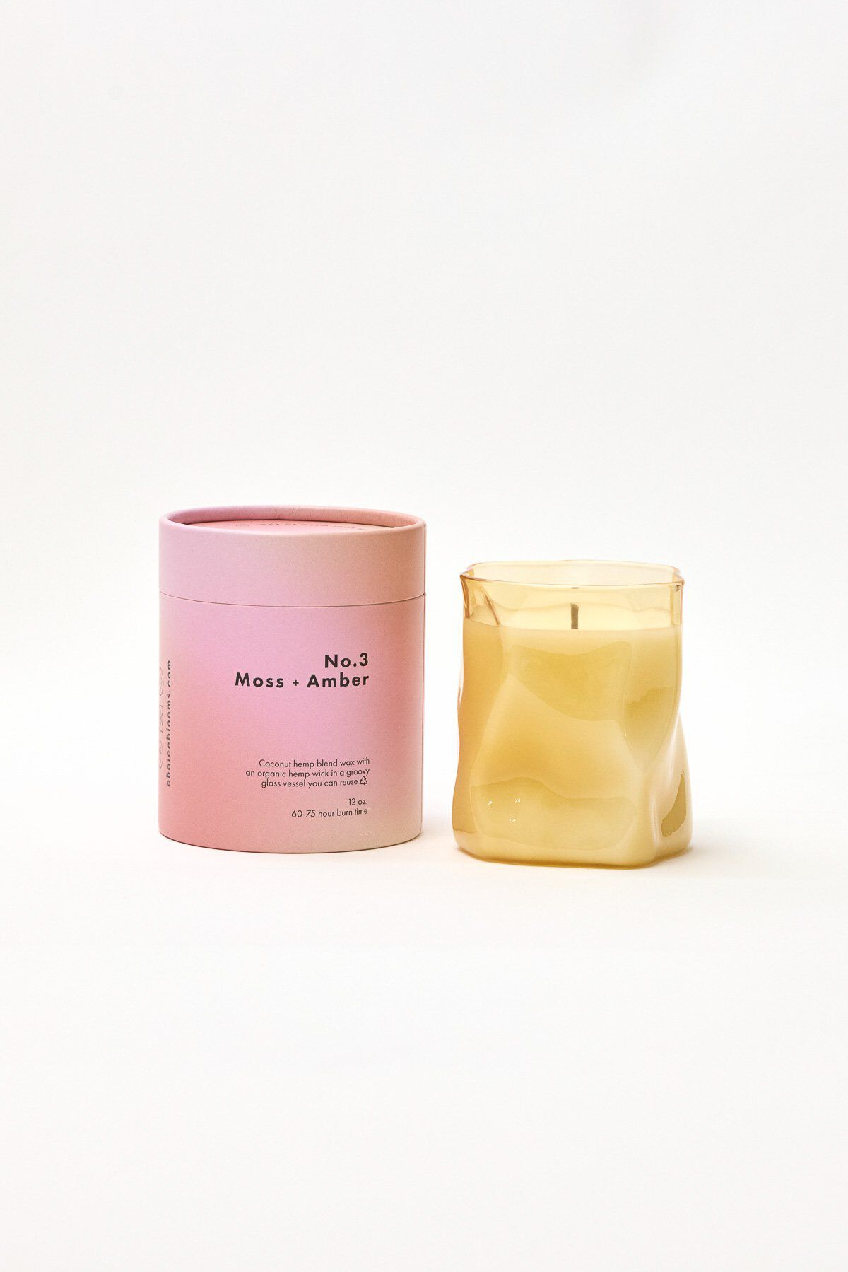 12 oz. No. 3 Moss + Amber Candle, NO.3 MOSS AMBER, hi-res image number 0