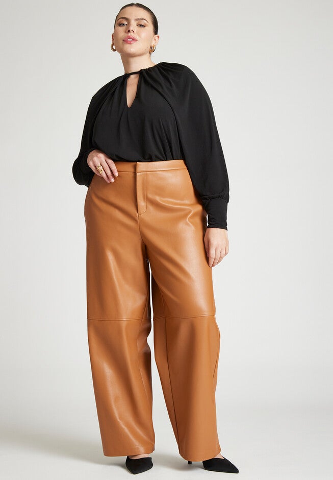 Draped Neckline Bodysuit, , alternate image number null