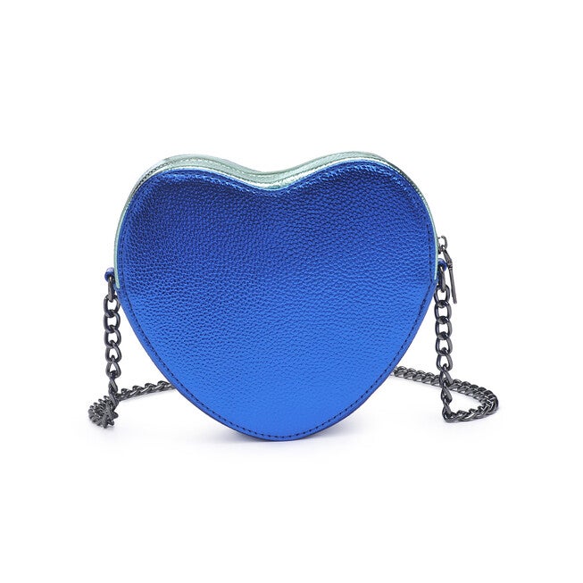 Tasha Faux Leather Heart Crossbody, METALLIC MULTI, alternate image number null