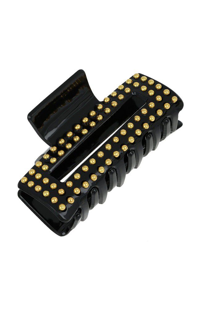 Aveline Claw Clip, BLACK GOLD, hi-res image number 0