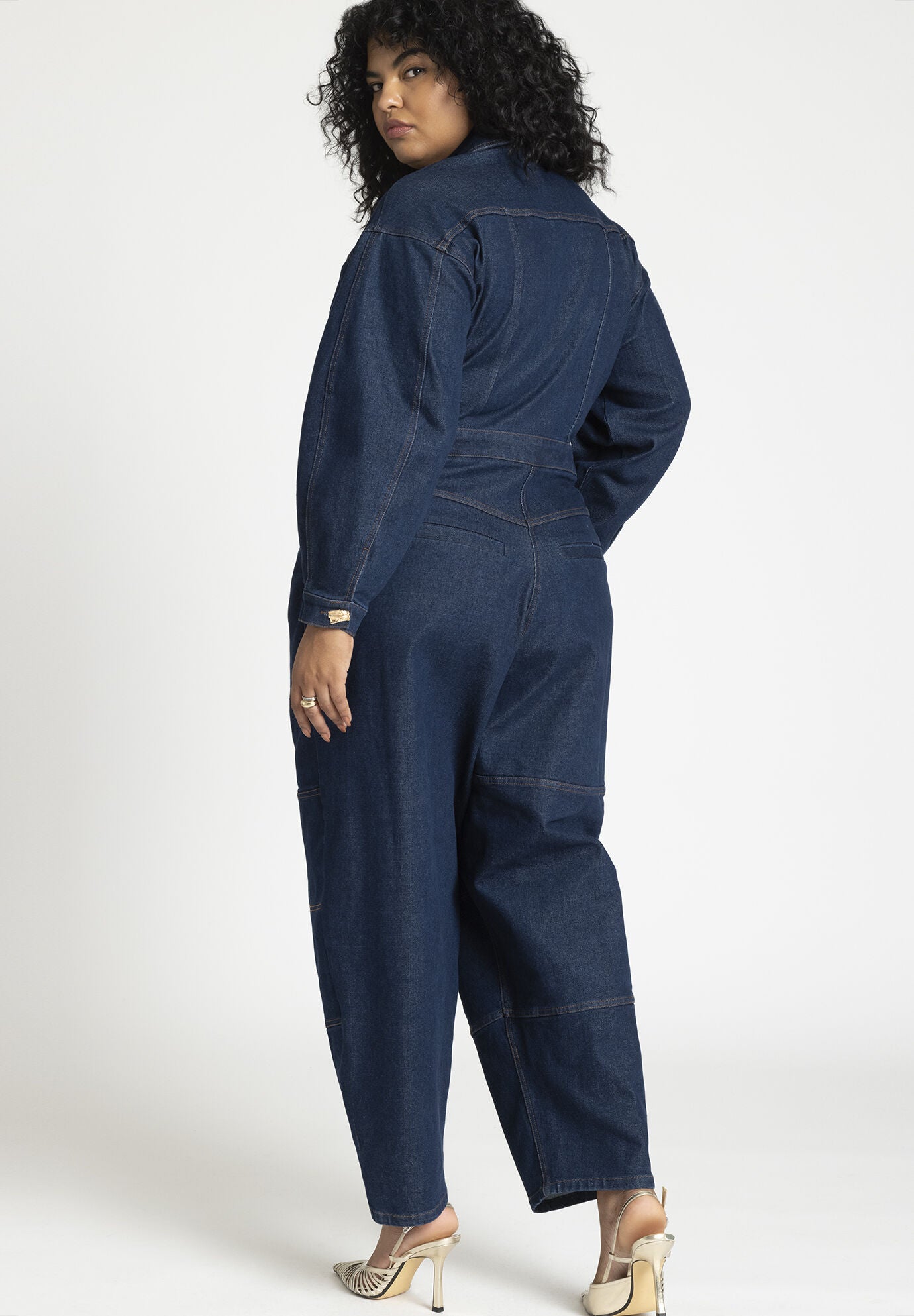 Jumpsuit By Eloquii In Brown, Size: 1x