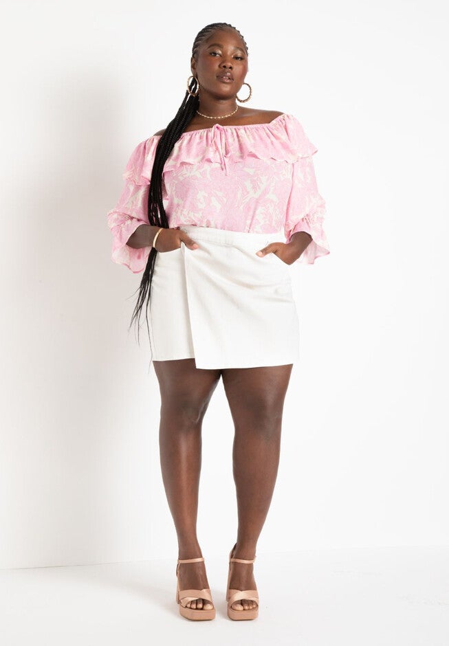 Denim Skort, , alternate image number null