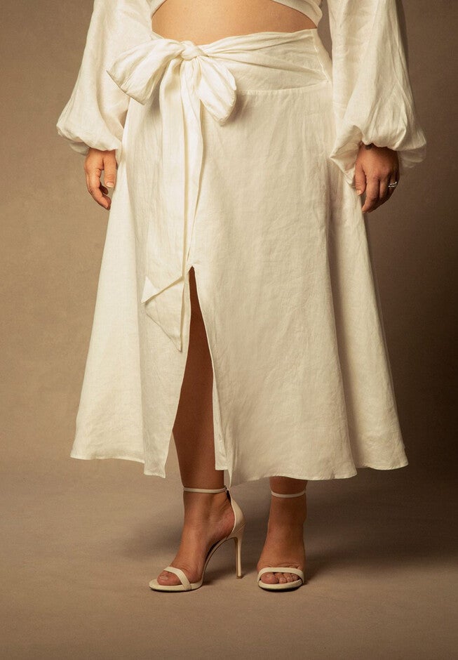 Bridal by ELOQUII A-Line Skirt, , on-hover image number null