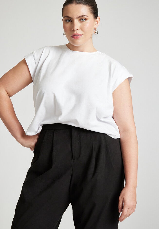 Barkwood x ELOQUII Back Twist Tee, , alternate image number null