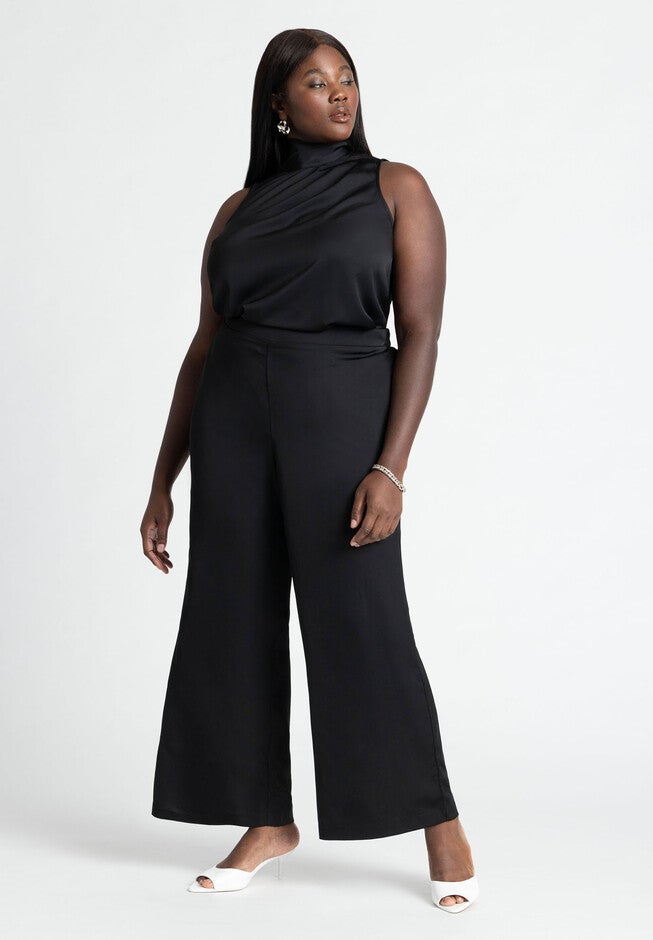Flare Leg Pull On Pant, BLACK ONYX, hi-res image number null