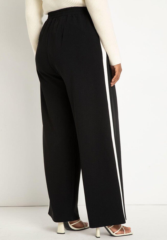 Wide Leg Pant With Side Stripe, , alternate image number null