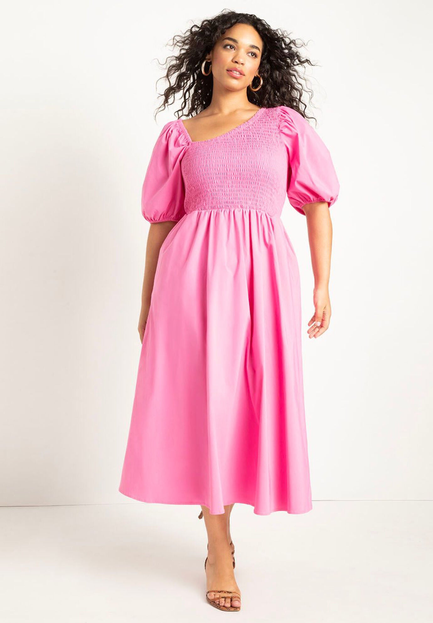 Eloquii pink dress hot sale