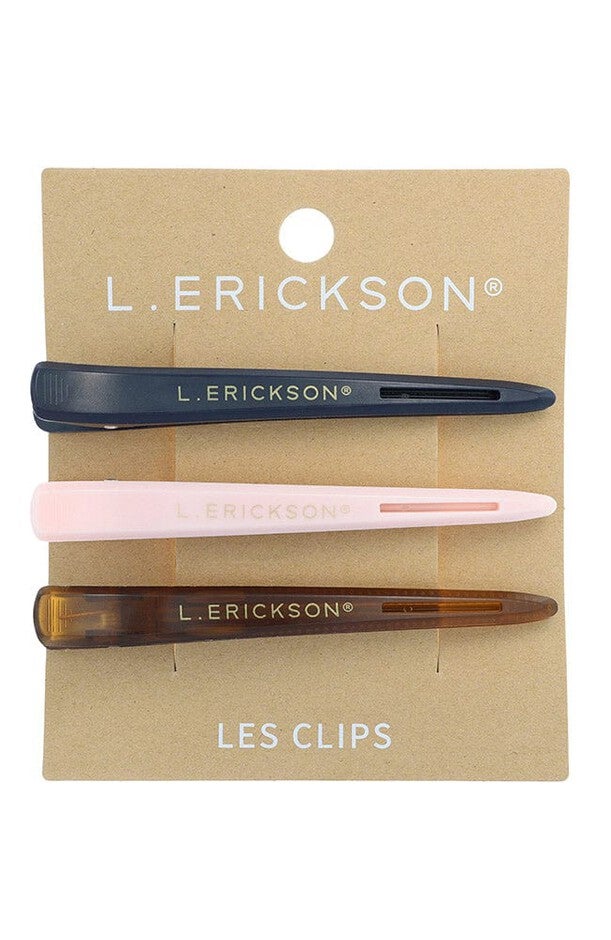 Les Clips Styler Pinch Clip 3 Pack, NAVY PINK, hi-res image number null