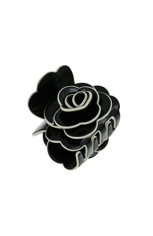 Althea Claw Clip, BLACK CREAM, hi-res image number 0