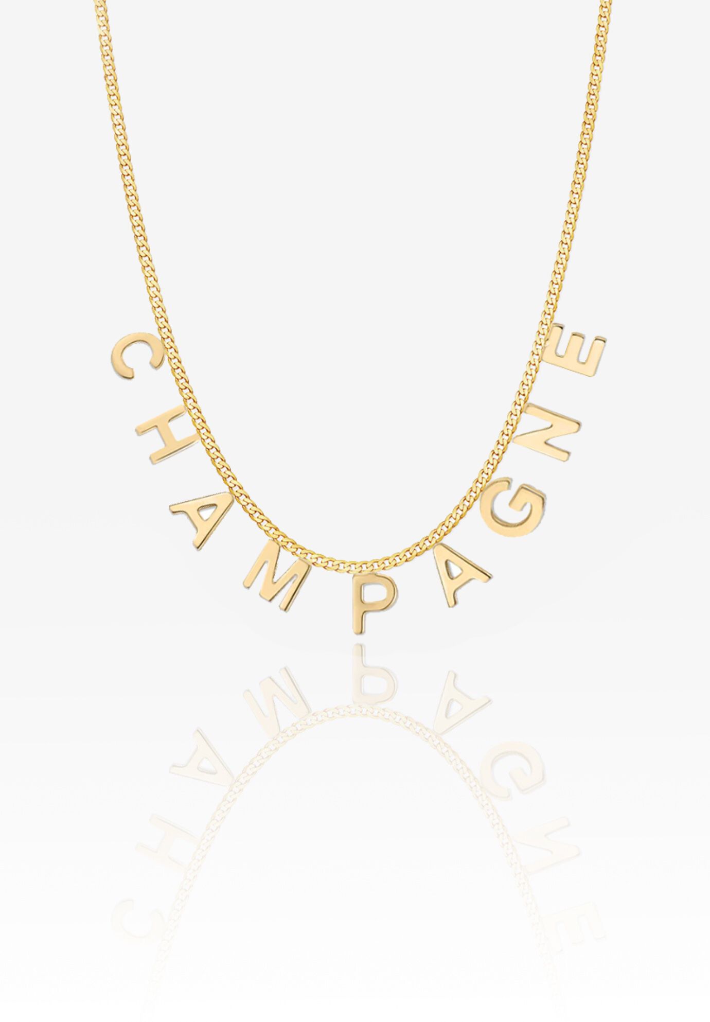 Champagne Necklace, GOLD, hi-res image number 0