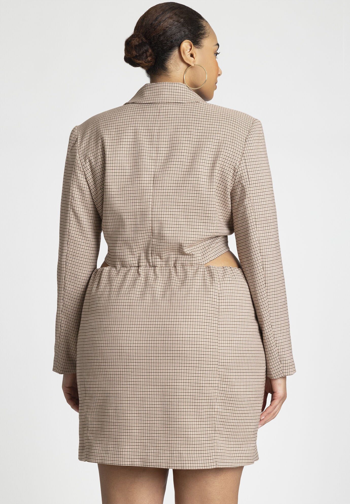 Houndstooth blazer dress deals