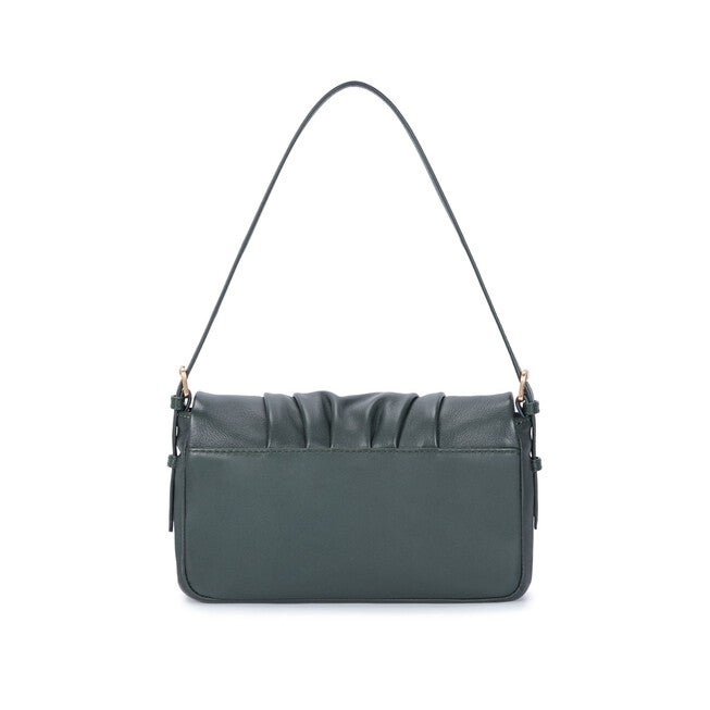 Bell Shoulder Medium Crossbody, DEEP GREEN, alternate image number 3