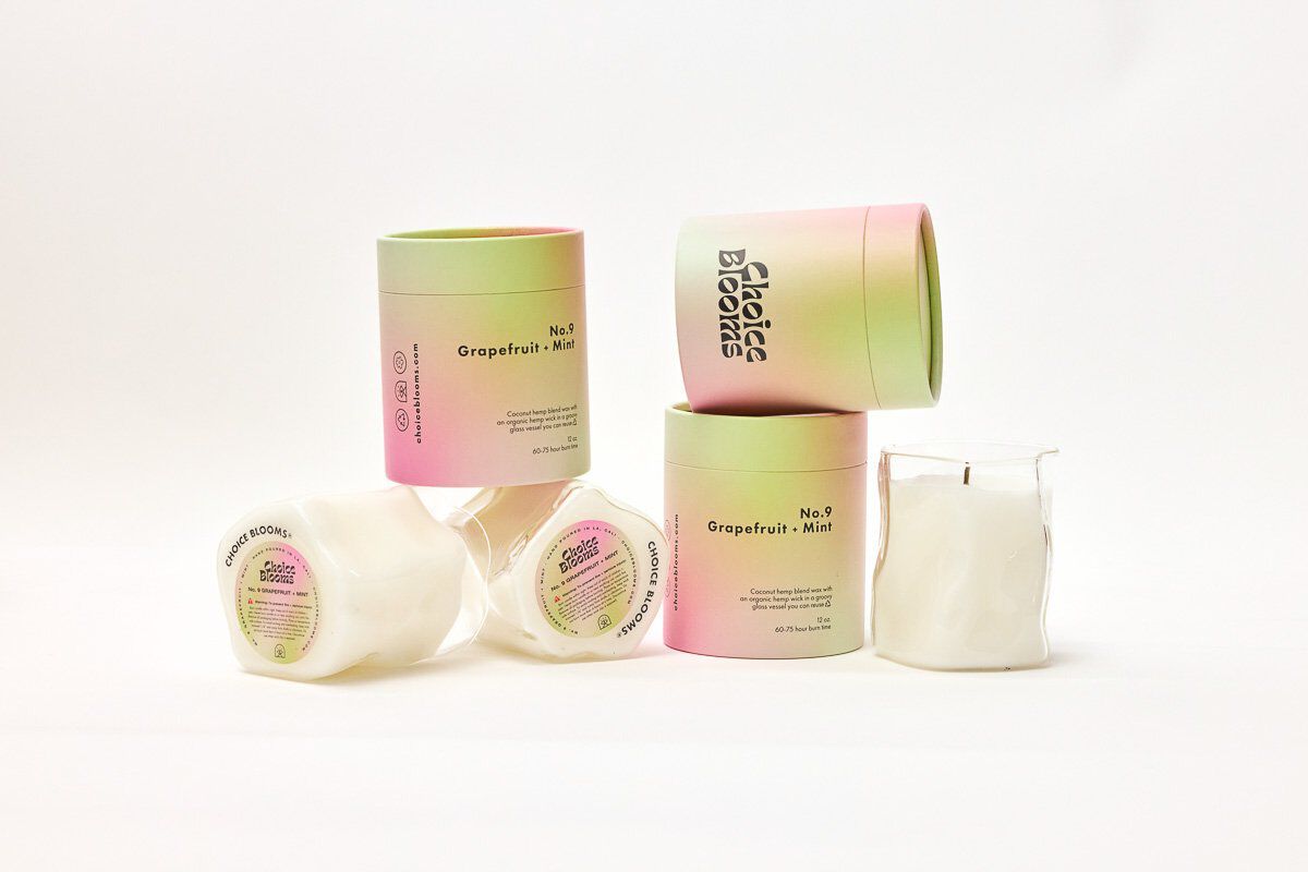 12 oz. No. 9 Grapfruit + Mint Candle, NO.9 GFRUIT MINT, alternate image number 2