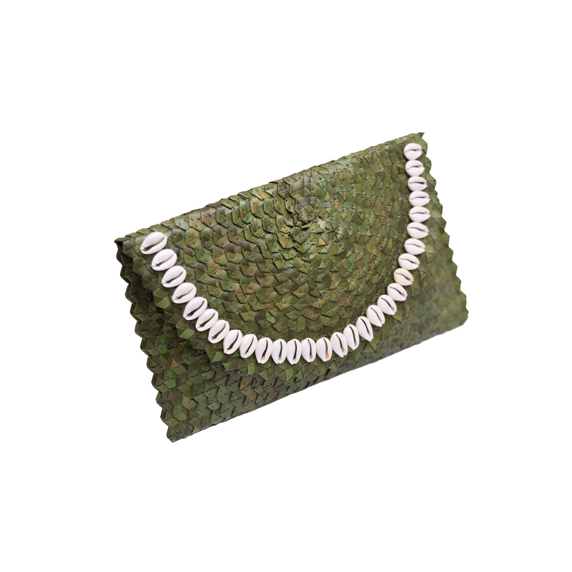 Coco Black Small Clutch, MOSS GREEN, alternate image number 4