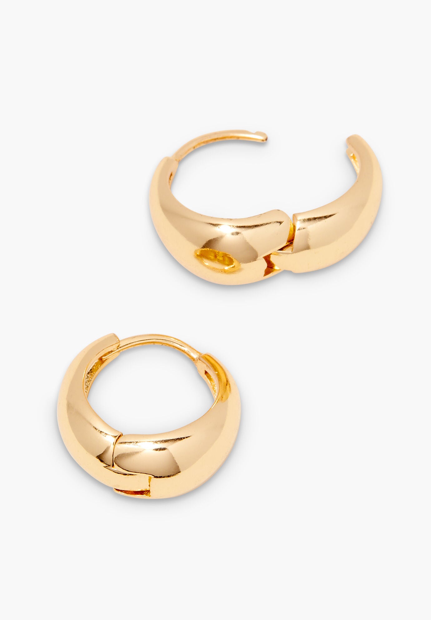 Aubrey Vermeil Huggies, GOLD, on-hover image number 1