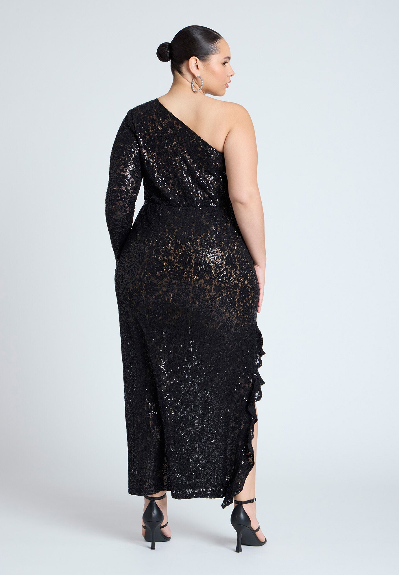Sequin lace maxi dress outlet